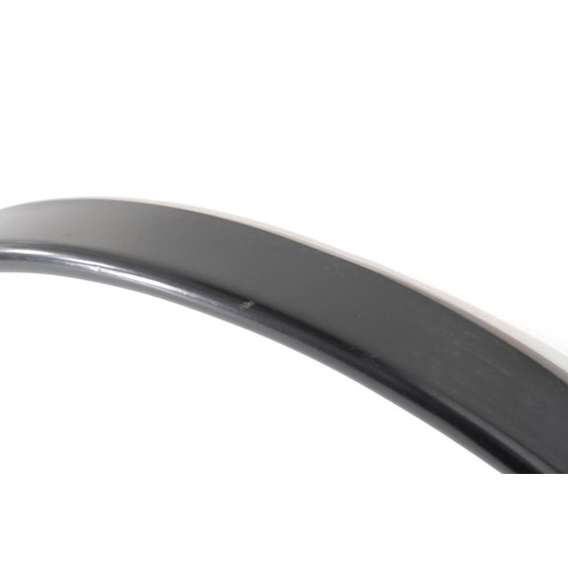 Vintage Round Steel Mirror, Italy, 1970s For Sale - Image 10 of 13