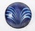 Paint Art Nouveau Pewter & Enamel Charger, Blue Swirl Motif For Sale - Image 7 of 7