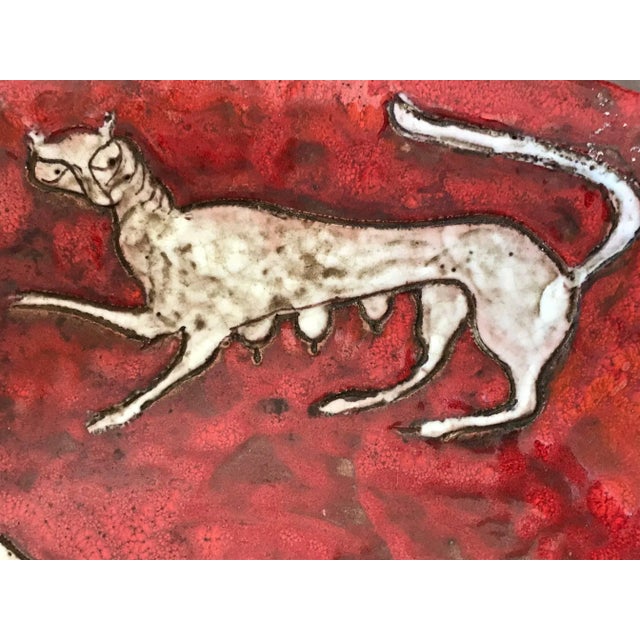 1950s Eugenio Pattarino Ceramic Charger For Sale - Image 5 of 10