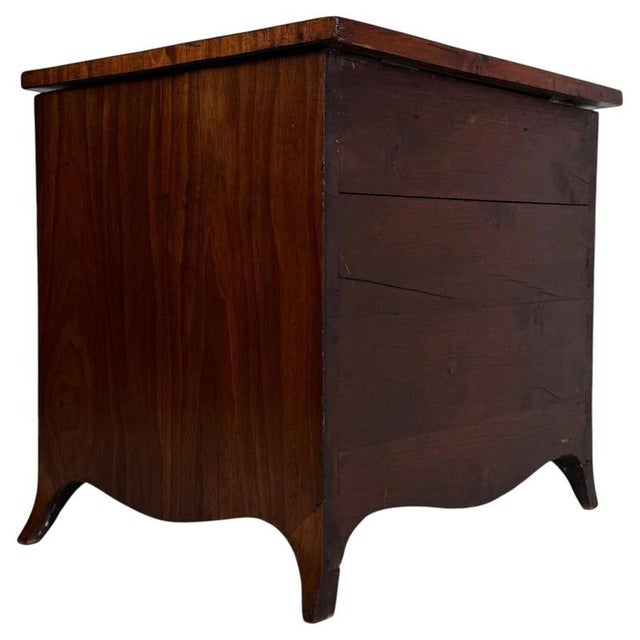 Brown English Storage Chest with Trompe-Loeil Drawers, 1700s For Sale - Image 8 of 11
