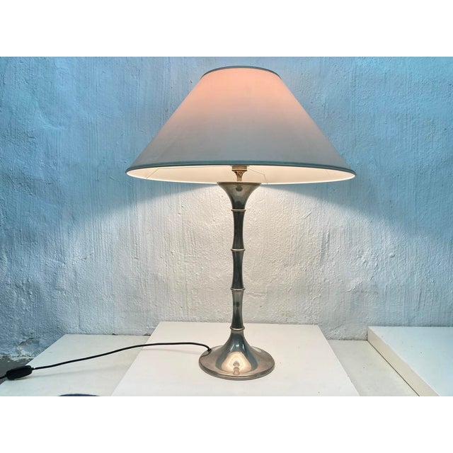 Metal Bamboo Table Lamp by Ingo Maurer for Design M, 1970s For Sale - Image 7 of 11