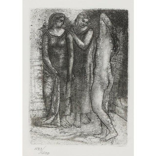 Etching, a modern Collector's Guild restrike, with their blindstamp at lower left, numbered 1183/1500, matted and framed....
