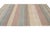 Striped Colorful Modern Flatweave Kilim Room Size Wool Rug For Sale - Image 9 of 13