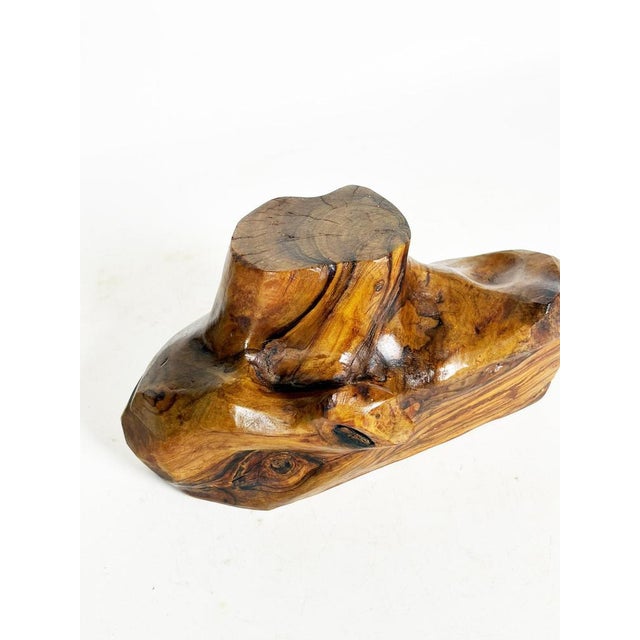 1960s Vintage French Olive Wood Box, 1960 For Sale - Image 5 of 13