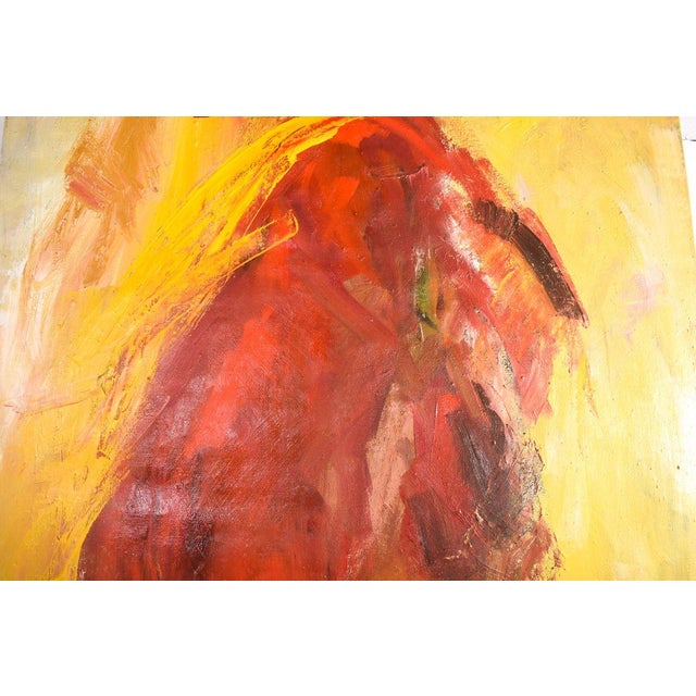 1990s Abstract Painting, M. Thomsen, 1994, Acrylic on Canvas For Sale - Image 5 of 7