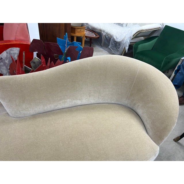 Textile 1970s Vladimir Kagan for Directional Attributed Cloud Sofa in Mohair For Sale - Image 7 of 9