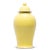 Modern Citron Yellow Chinese Baluster Jar For Sale - Image 3 of 8