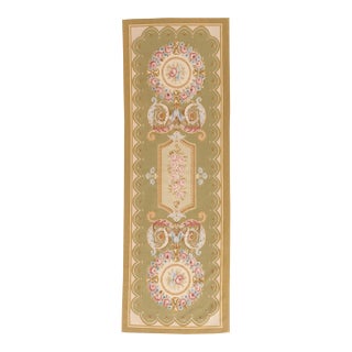 Vintage Chinese Aubusson Rug, 03'01 X 09'01 For Sale