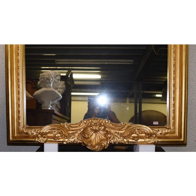 English Neo-Classical Gilt Mirror with Palladian Cherubs For Sale - Image 9 of 18