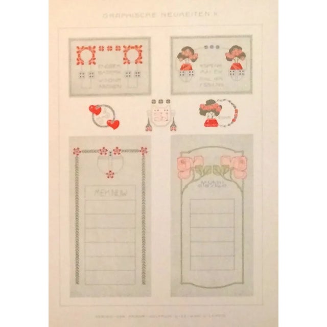 French 1900 Delicate Border Decorator Prints - Pair For Sale - Image 3 of 3