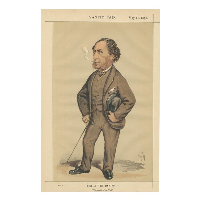 Vanity Fair, Men of the Day No. 7, 1870, Paper For Sale