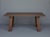 Brutalist French Peg Table in Oak, 1940s For Sale - Image 17 of 17