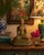 An exceptional large antique bronze sculpture depicting Buddha Shakyamuni. Buddha is seated in the full lotus position...