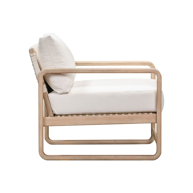 2020s Palata Cream Performance Fabric Outdoor Chair For Sale - Image 5 of 9