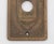 Mid 20th Century Mid 20th Century Art Deco Emblematic With Bronze Elevator Indicator Plate For Sale - Image 5 of 6
