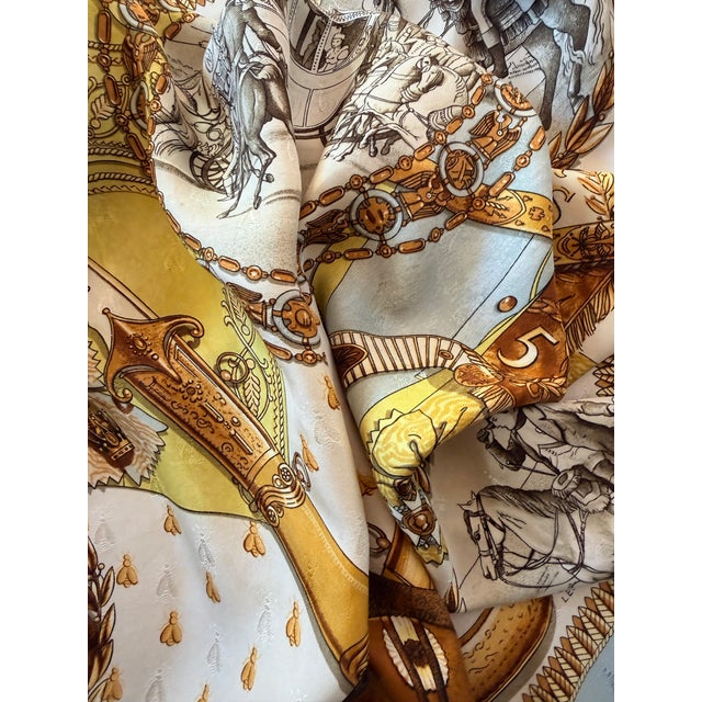 Hermès Napoléon Silk Scarf 1985 Designed by Philippe Ledoux For Sale - Image 12 of 12