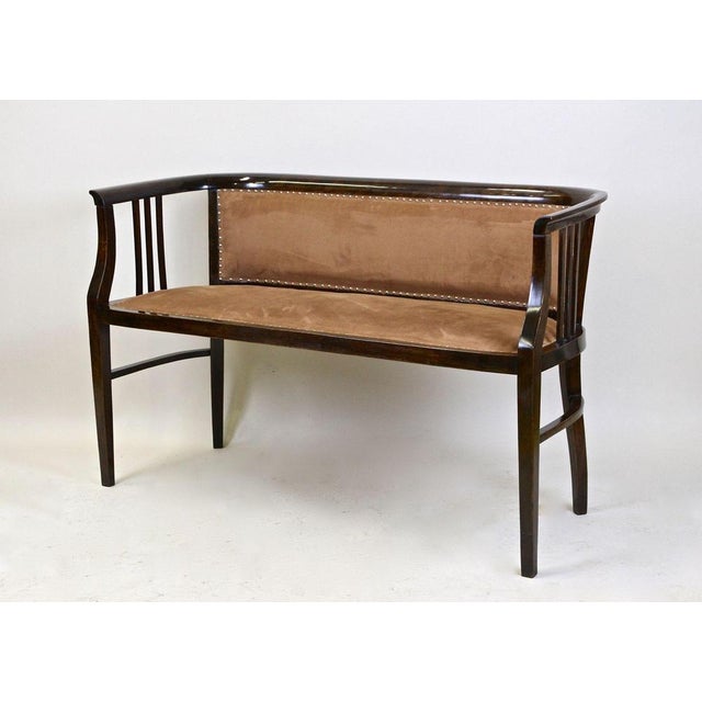 Art Nouveau Bentwood Bench, Austria, 1910 For Sale - Image 13 of 18
