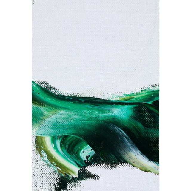 Contemporary "Taking Hours to Wind Down" Large Abstract Oil Painting by Simon Findlay For Sale - Image 3 of 12