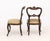 Victorian Silk Upholstered Walnut Side Chairs, 2 For Sale - Image 10 of 10