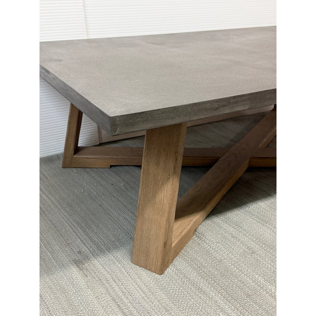 Rustic European Brownstone Furniture Saratoga Coffee Table For Sale - Image 3 of 12