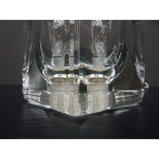 1960s Space Age Glass Table Lamp from Peill & Putzler, 1960s For Sale - Image 5 of 8