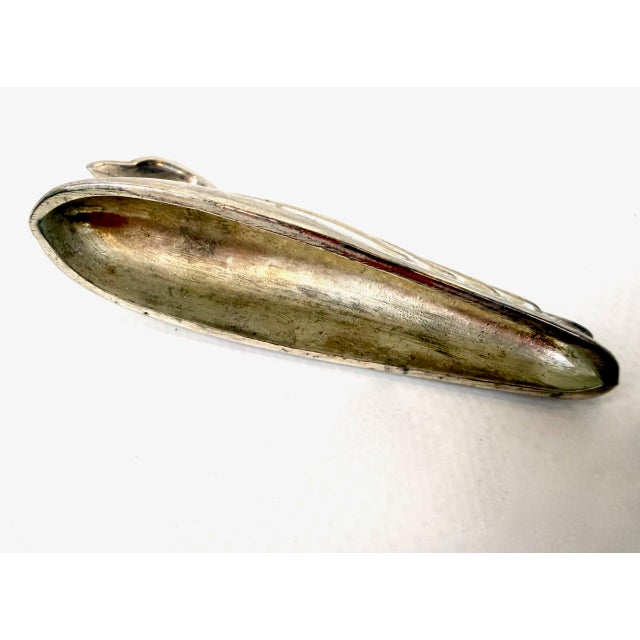 Vintage French Silver Plated Swan Knife Rest by Oliver Saint Honore, 1950s, Set of 6 For Sale - Image 7 of 9