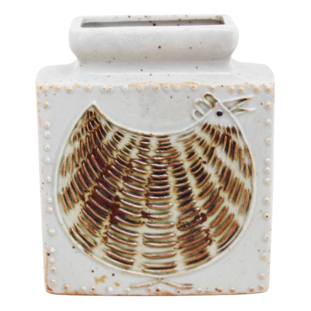 Scandinavian Ceramic Vase, 1960s For Sale