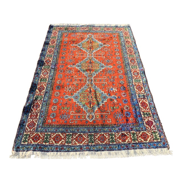 1940s Vintage Kazakhstan Rug 4 7 Chairish