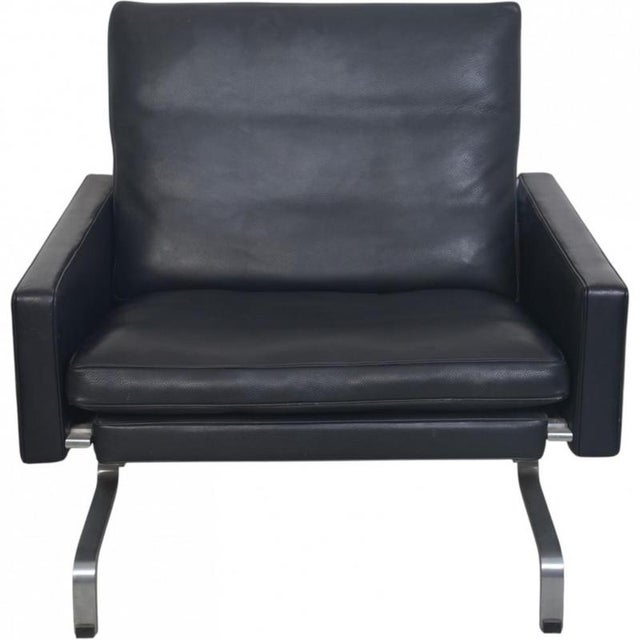Vintage PK31 Chair in Black Aura Leather by Poul Kjærholm, 1980s For Sale - Image 18 of 18