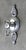 1970s Neoclassical French Chrome Vanity Hook Set, 1970s, Set of 2 For Sale - Image 5 of 7