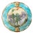 Antique French Majolica Plate, Joan of Arc, Gloire Honneur Liberté Patrie, Late 19th Century For Sale
