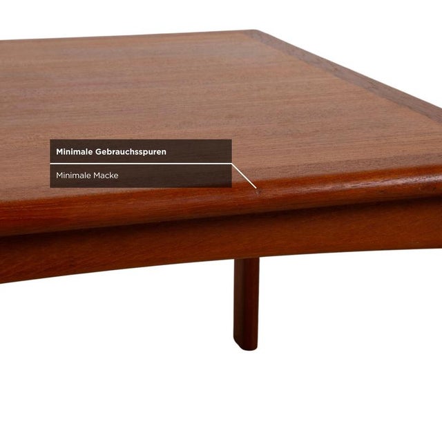 Wood Mid-Century Wooden Coffee Table in Brown For Sale - Image 7 of 11