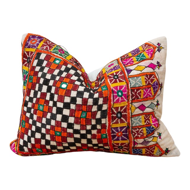 Thar Antique Tribal Grain Sack Pillow For Sale