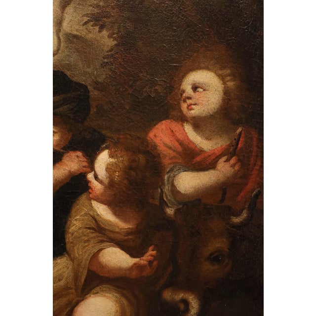 Workshop of Stefano Magnasco, Erminia Among the Shepherds, 1680, Oil on Canvas For Sale - Image 7 of 16