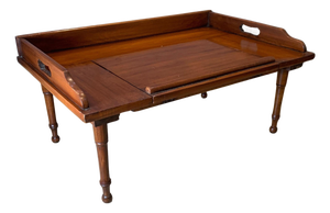 Antique English Mahogany Reading Breakfast Table, 20th Century