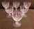 French Crystal Glass Wine Glasses from Baccarat, 1970s, Set of 6, in Very Good conditions. Designed 1970 to 1979 This...