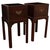 1970s Pair of Ethan Allen Cherry Wood Chippendale Style Jardinières For Sale In Chicago - Image 6 of 11