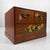 1980s Small Japanese Wooden Drawer Chest with Flowers and Butterflies, 1980s For Sale - Image 5 of 12