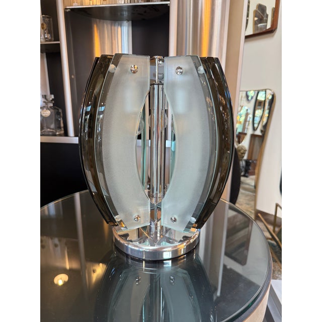 Veca Space Age Table Lamp for Fontana Arte 1970s Italy For Sale - Image 10 of 10