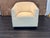 Ivory Rh 1950s Italian Shelter Arm Leather Chair | Classic Depth | Italian Veneto | Ivory For Sale - Image 8 of 18