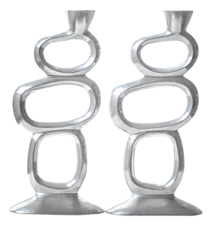 Candlesticks by Matthew Hilton, 1980s, Set of 2