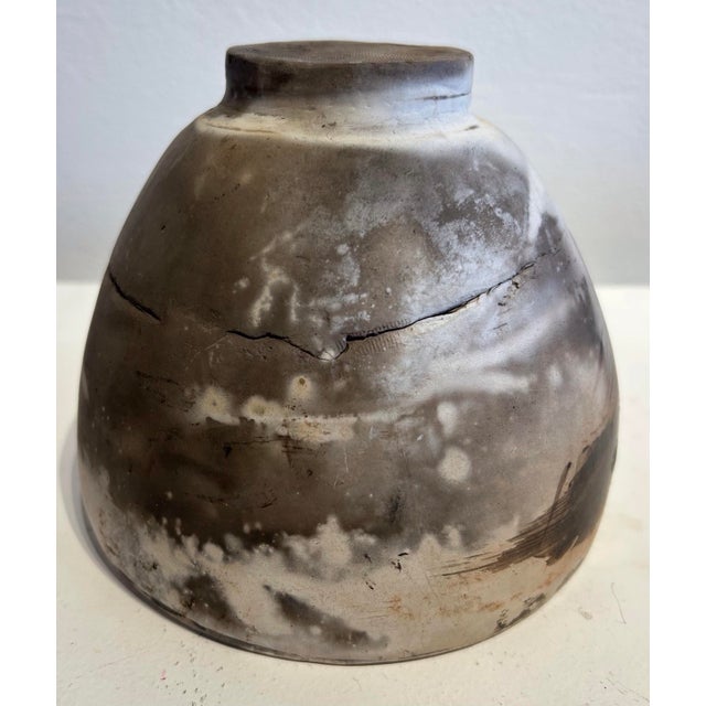 2020s Pit-Fired Ceramic Pedestal by Nancy Pirri For Sale - Image 5 of 7