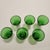 Mid-Century Modern 1950s Forest Green "Boopie/Burple" Goblets Glasses Anchor Hocking - Set of 6 For Sale - Image 3 of 7
