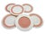 Lenox Vintage Lenox Classic Coral Dinner Plates - A Set of 7 For Sale - Image 4 of 10