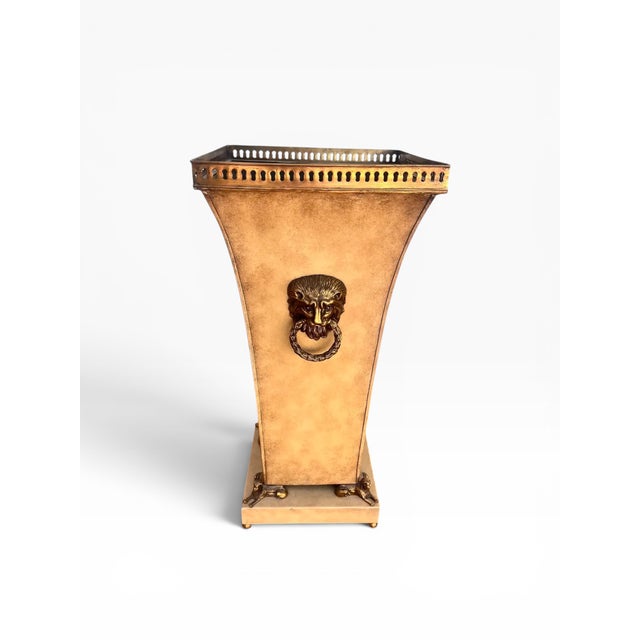 Cream Late 1990s Theodore Alexander Chinoiserie Planter For Sale - Image 8 of 13