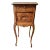 1930s French Walnut Marble Top Pot Cupboard For Sale