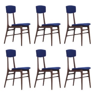 Dining Chairs by Pompeo Fumagalli-Mariano Comese, 1950s, Set of 6 For Sale