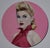 Pink by Suzy Smith | Oil on Linen on Artefex Panel Portrait of a woman with blonde hair For Sale