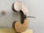 Large Portuguese Wood Block Signage Letter C, 1960s For Sale - Image 4 of 6