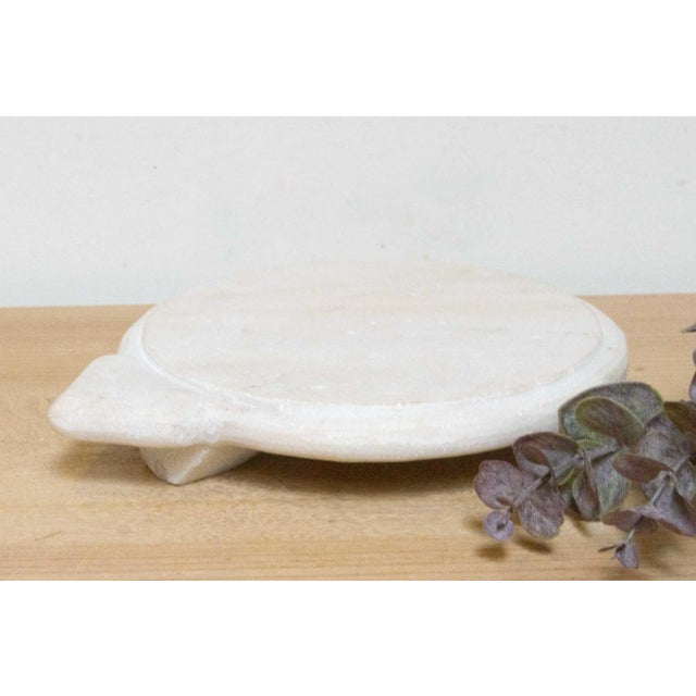 Modern Marble Chapati Plate For Sale In Los Angeles - Image 6 of 6